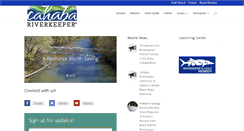 Desktop Screenshot of cahabariverkeeper.org